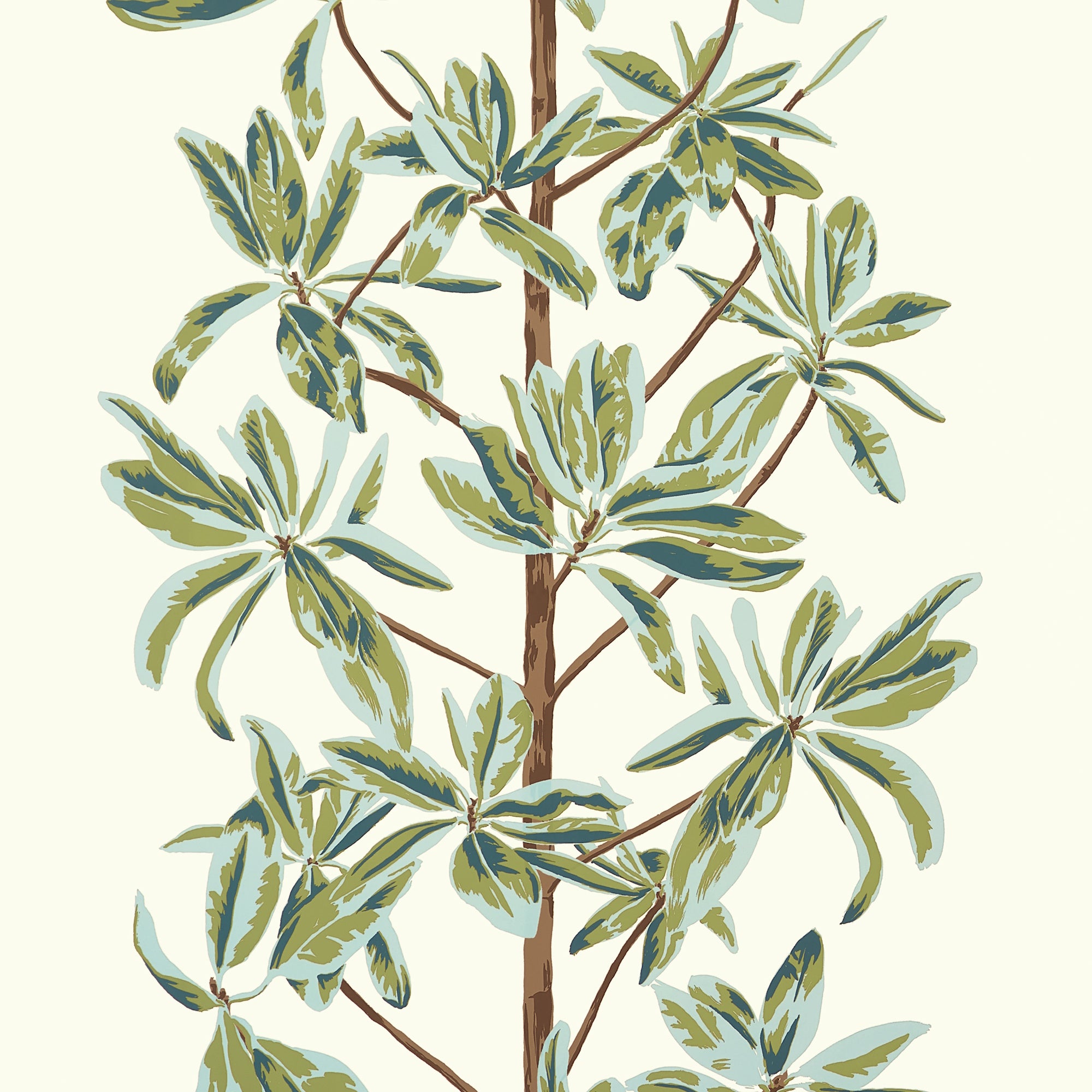 T45034 Mangrove Tree Sage Wanderlust Wallpaper by Thibaut