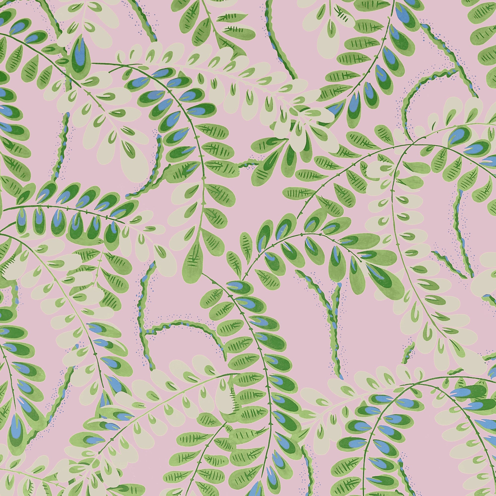 T45037 Augusta Lavender Wanderlust Wallpaper by Thibaut