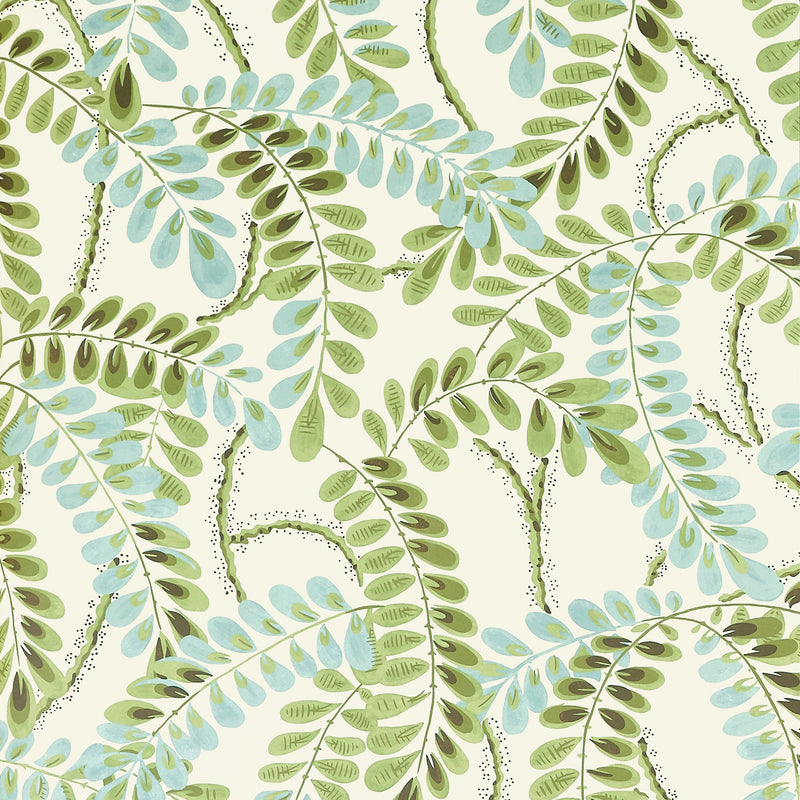 T45039 Augusta Sage Wanderlust Wallpaper by Thibaut
