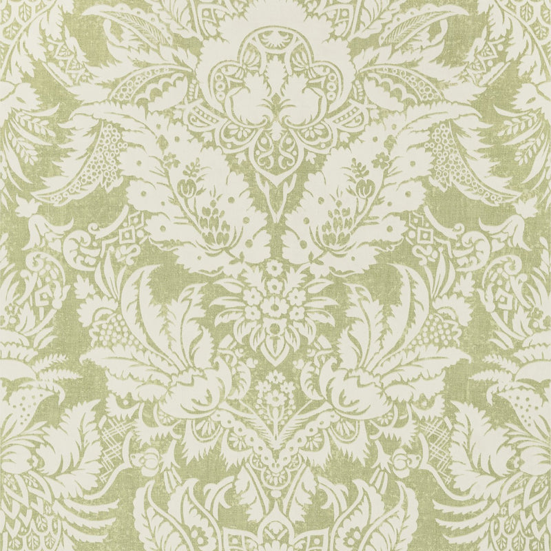 T72587 Chardonnet Damask Chestnut Hill Wallpaper By Thibaut