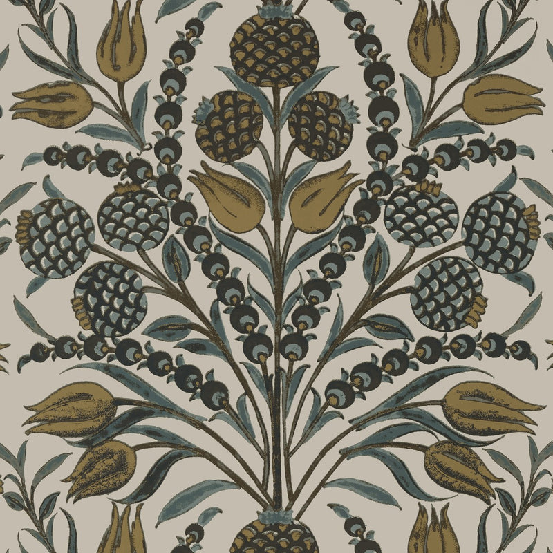 T72604 Corneila Chestnut Hill Wallpaper By Thibaut