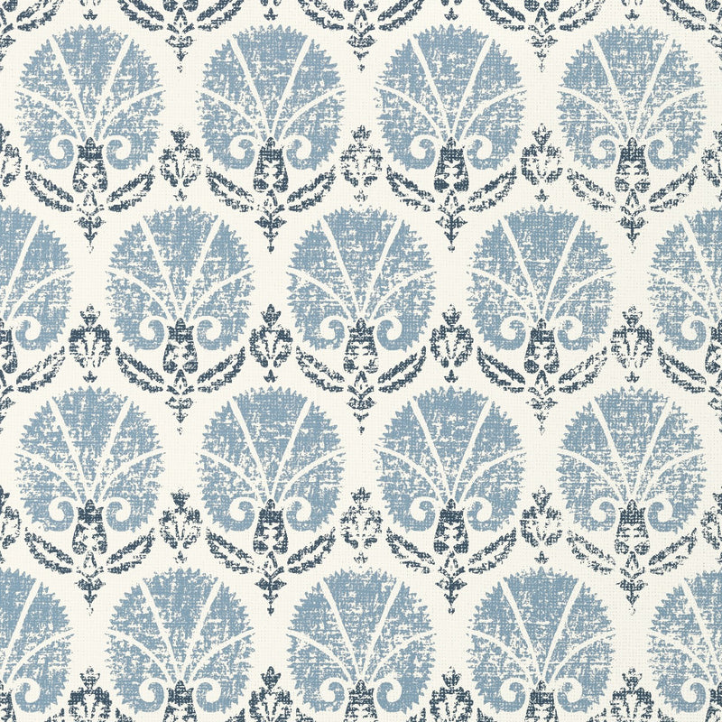 T72611 Turkish Damask Chestnut Hill Wallpaper By Thibaut