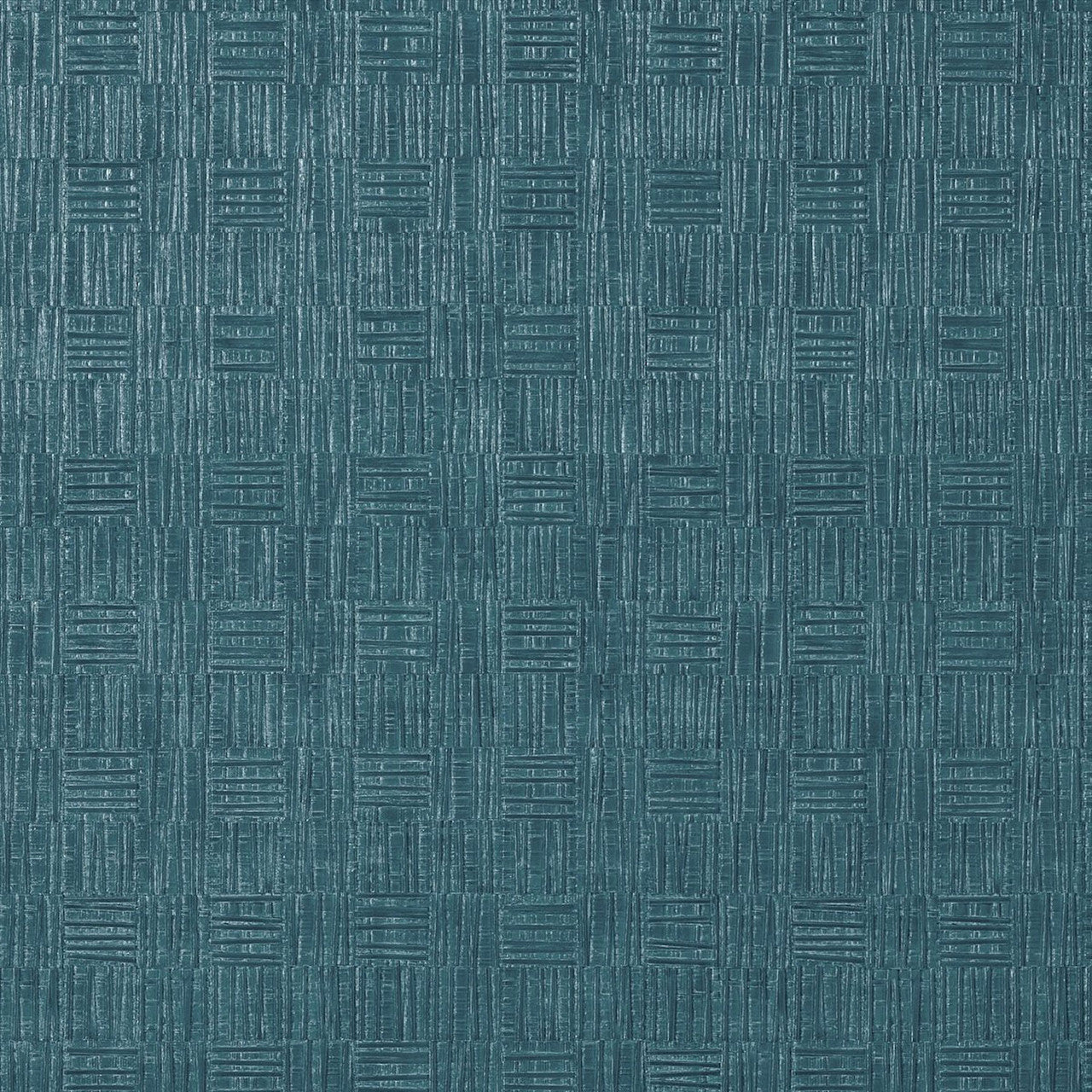 T75088 Tunica Basket Faux Resource Peacock Wallpaper by Thibaut