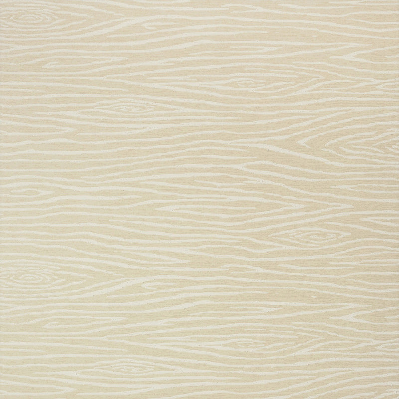 T75133 Haywood Faux Resource Beige Wallpaper by Thibaut