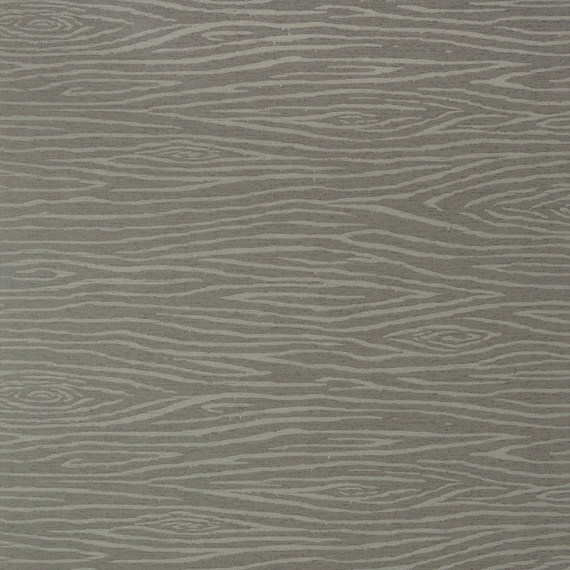 T75136 Haywood Faux Resource Charcoal Wallpaper by Thibaut