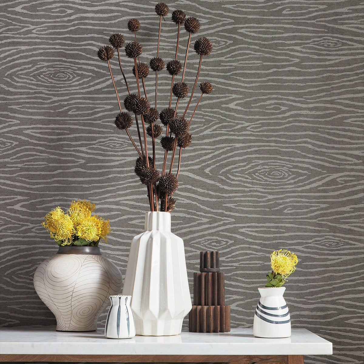 Haywood Faux Resource Wallpaper by Thibaut