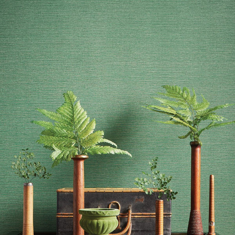 Taluk Sisal Faux Resource Wallpaper by Thibaut