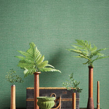 T75154 Taluk Sisal Faux Resource Green Wallpaper by Thibaut