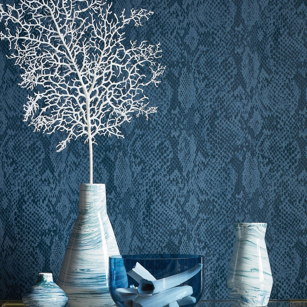 Boa Faux Resource Wallpaper by Thibaut