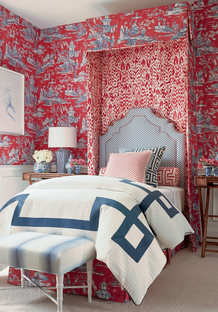 T75465 Cheng Toile Dynasty Wallpaper By Thibaut