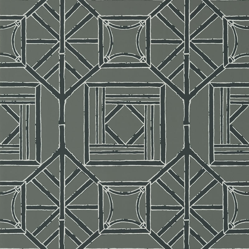 T75520 Shoji Panel Dynasty Wallpaper By Thibaut