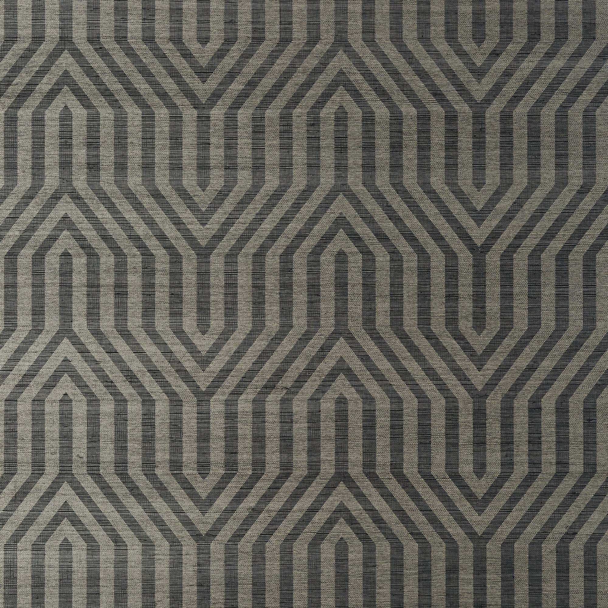 T83007 Tribeca Sisal Black Natural Resource 2 Wallpaper by Thibaut