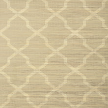 T83031 Carolyn Trellis Beige With Metallic Natural Resource 2 Wallpaper by Thibaut