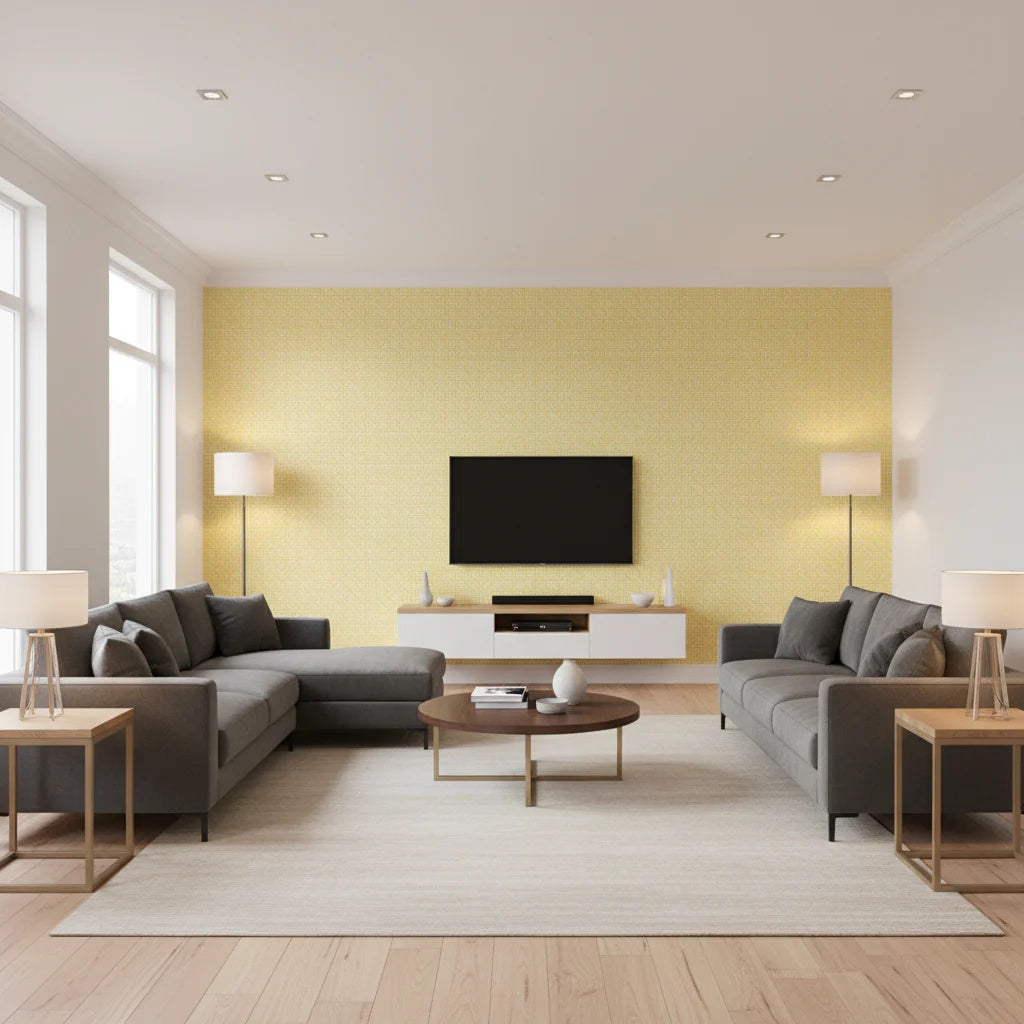 T83055 Highline Yellow Natural Resource 2 Wallpaper by Thibaut