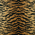 T83062 Tiger Flock Camel and Black Natural Resource 2 Wallpaper by Thibaut