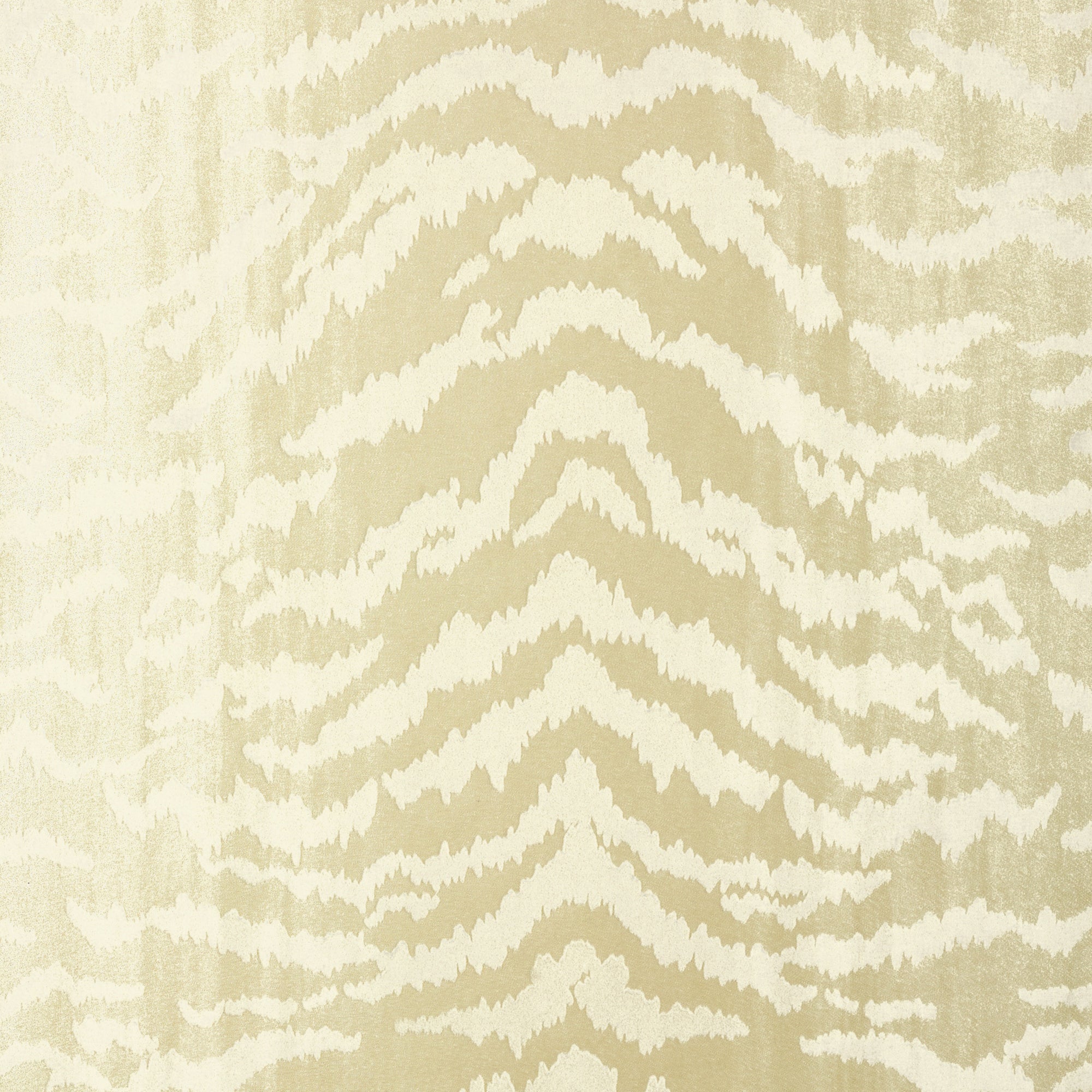 T83064 Tiger Flock Pearl Natural Resource 2 Wallpaper by Thibaut