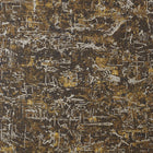 T83070 Universe Texture Metallic on Dark Brown Natural Resource 2 Wallpaper by Thibaut