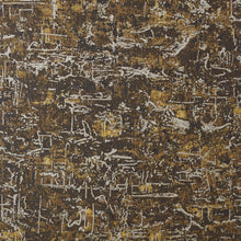 T83070 Universe Texture Metallic on Dark Brown Natural Resource 2 Wallpaper by Thibaut
