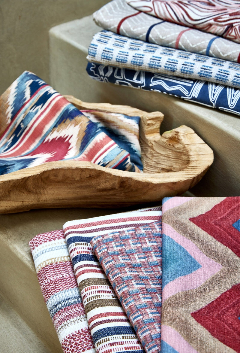 Kitwana Ocean Tambo Fabric by Prestigious Textiles | 4246/711