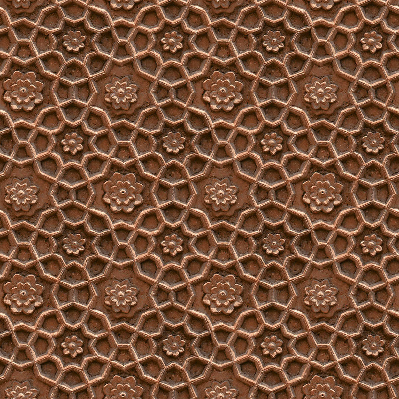 TD30101 Floral Mosaic 3D Wallcoverings Wallpaper by Today Interiors