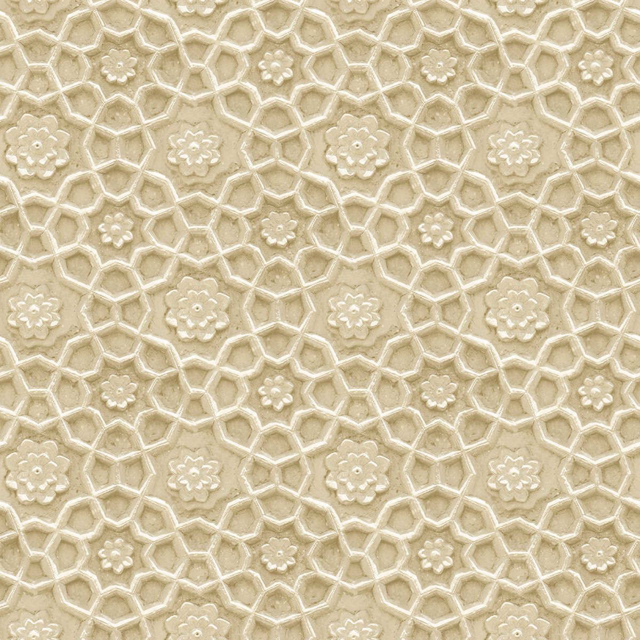 TD30105 Floral Mosaic 3D Wallcoverings Wallpaper by Today Interiors