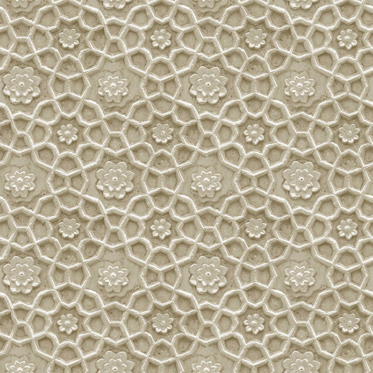 TD30108 Floral Mosaic 3D Wallcoverings Wallpaper by Today Interiors