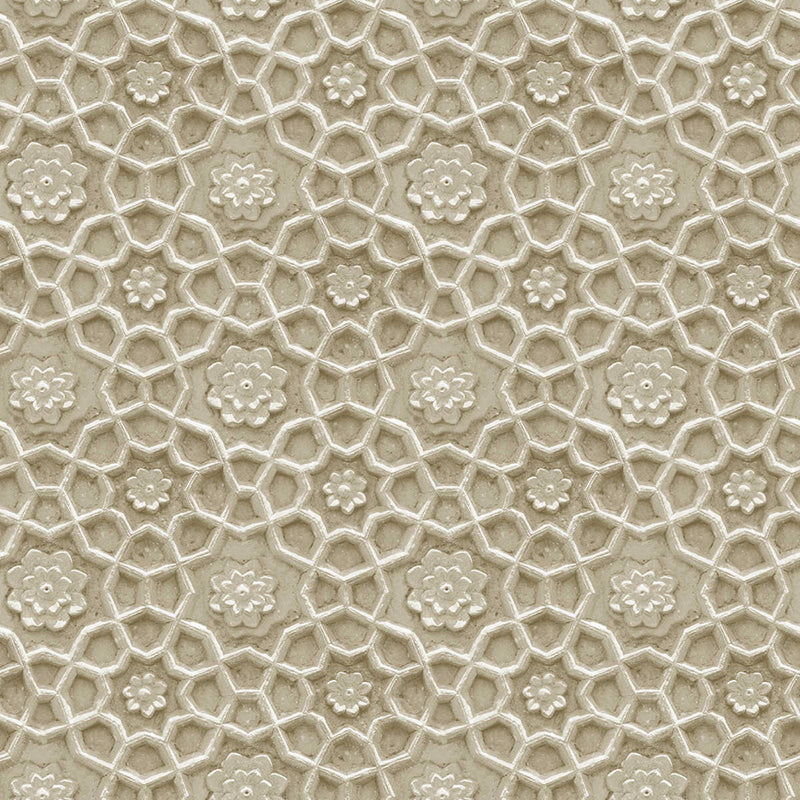 TD30108 Floral Mosaic 3D Wallcoverings Wallpaper by Today Interiors