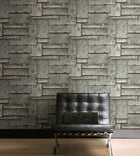 TD30400 Steel Layers 3D Wallcoverings Wallpaper by Today Interiors