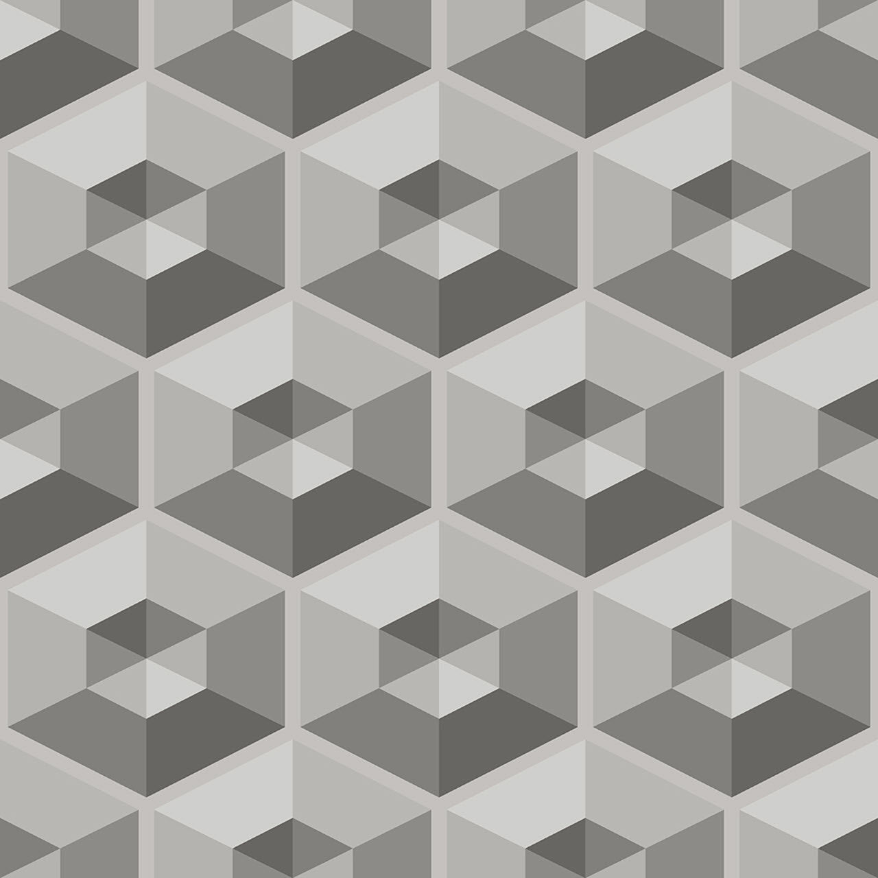 TD30500 Geometric Illusion 3D Wallcoverings Wallpaper by Today Interiors