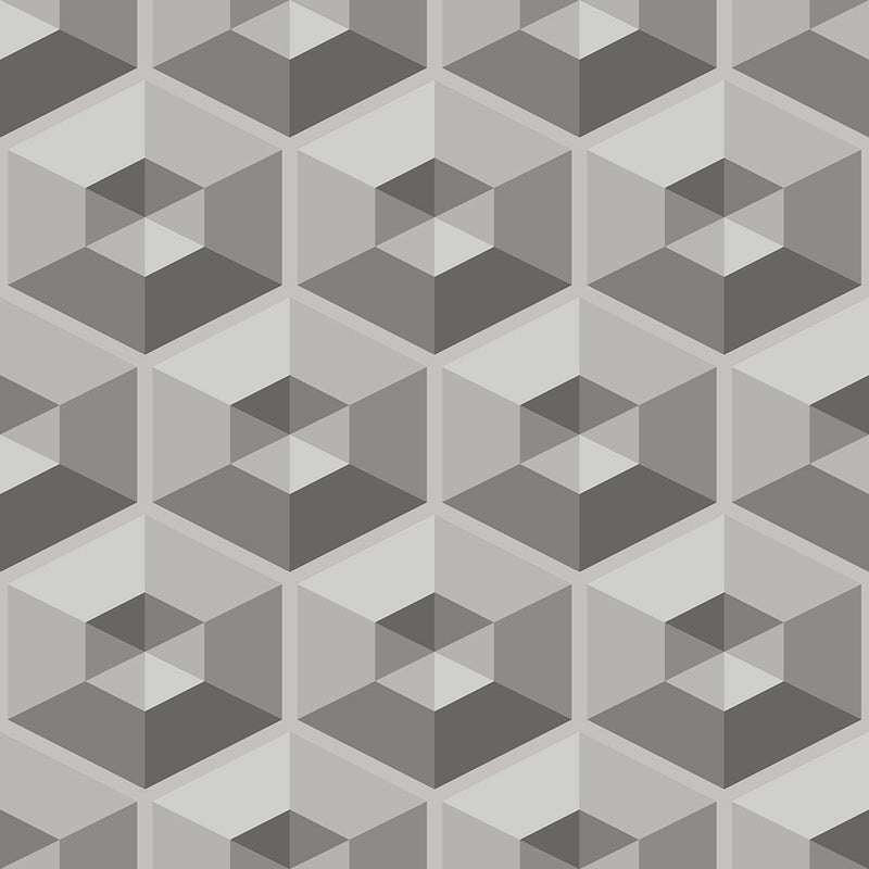 TD30500 Geometric Illusion 3D Wallcoverings Wallpaper by Today Interiors