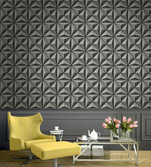 TD30900 Geometric Blossom 3D Wallcoverings Wallpaper by Today Interiors