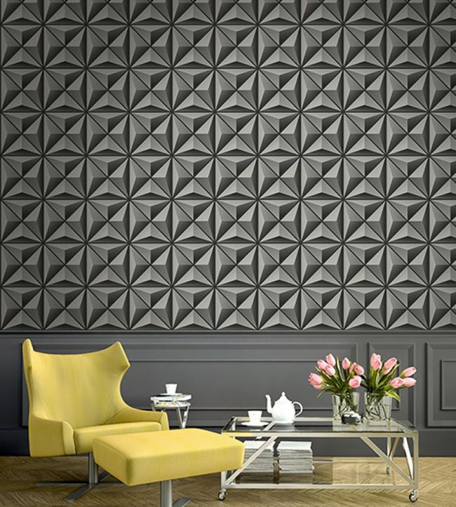 TD30900 Geometric Blossom 3D Wallcoverings Wallpaper by Today Interiors