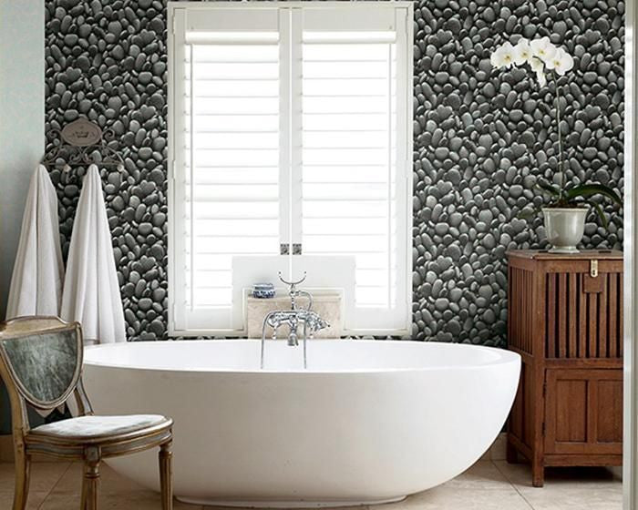 TD31406 Pebbles 3D Wallcoverings Wallpaper by Today Interiors