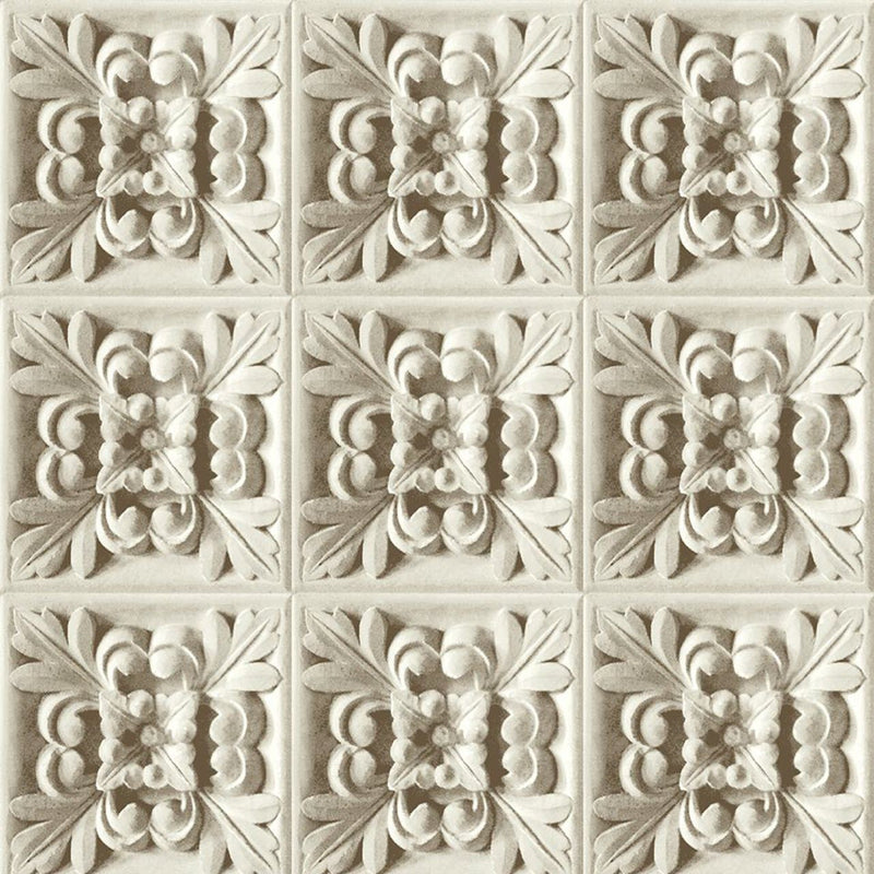 TD31605 Carved Floral 3D Wallcoverings Wallpaper by Today Interiors