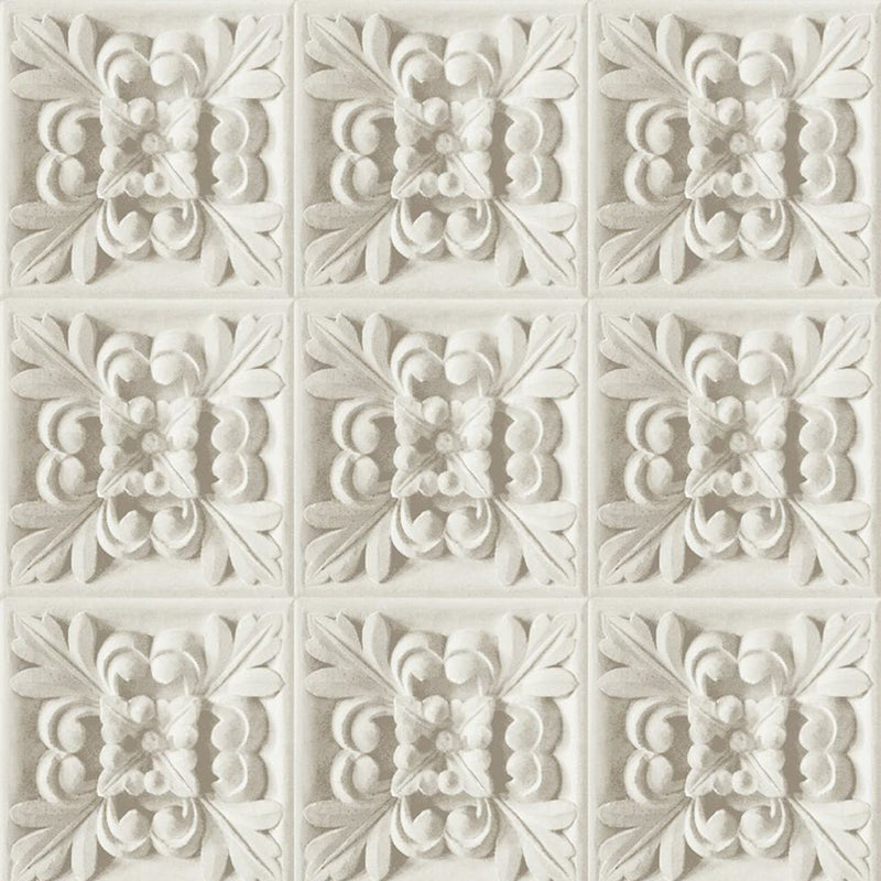 TD31610 Carved Floral 3D Wallcoverings Wallpaper by Today Interiors