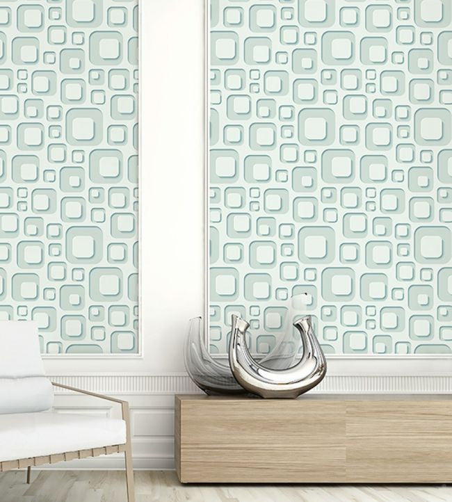 TD31802 Retro Cubes 3D Wallcoverings Wallpaper by Today Interiors