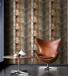 TD32302 Industrial Rust 3D Wallcoverings Wallpaper by Today Interiors