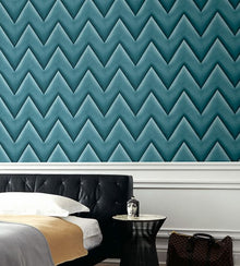 TD32402 Embossed Zig Zag 3D Wallcoverings Wallpaper by Today Interiors