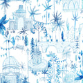 Tellaro Cobalt European Summer Wallpaper by Voyage Maison