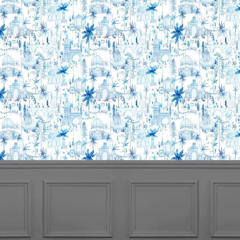 Tellaro Cobalt Wallpaper by Voyage Maison | TELLARO/WPO/COB