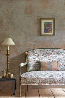 The Map Mini Sagebrush The Srinagar Map Fabric by Lewis & Wood