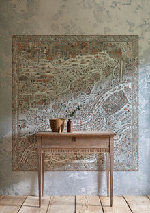 LW 357 670 The Map Mini Satsuma Soot Mural by Lewis & Wood