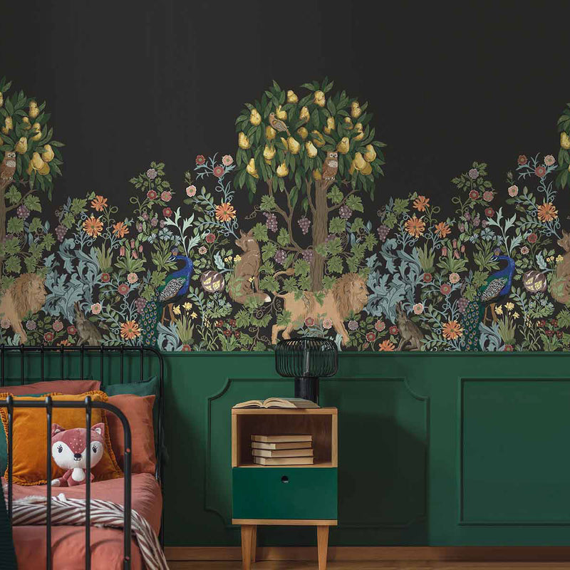 TJ41700M Abbotsbury Mural Mulberry Tree Wallpaper By Galerie