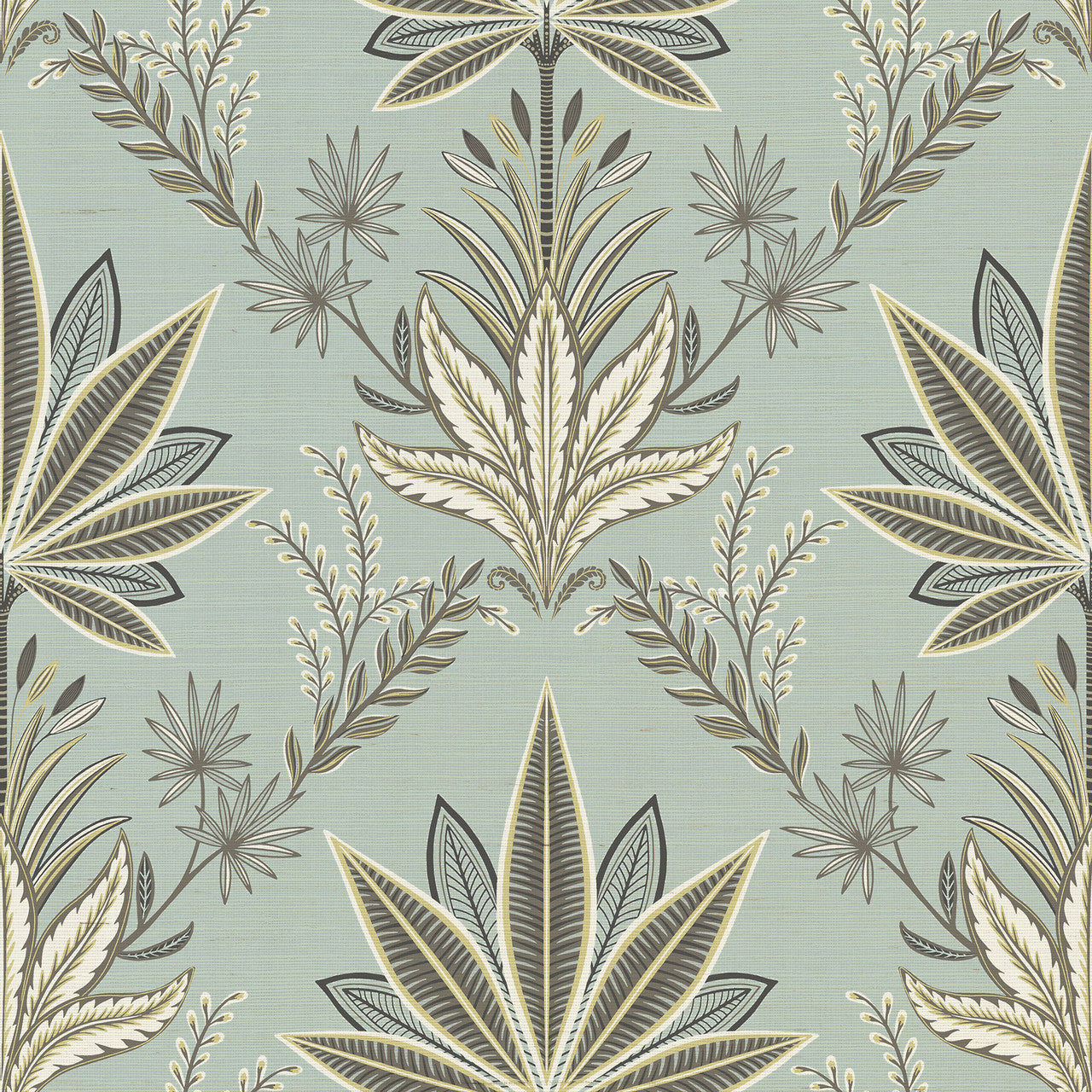 TJ41808 Sisal Eden Grasscloth Mulberry Tree Wallpaper By Galerie