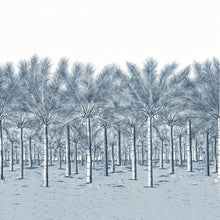 TM13951 Palm Grove Navy Wallpaper by Thibaut