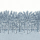 Palm Grove Navy Wallpaper by Thibaut