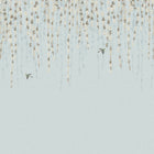 TM24453 Blossom Mural Blue Yutori Wallpaper by Thibaut