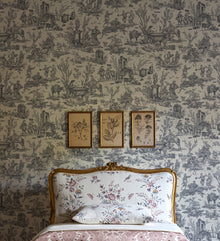 LW 318 606 Toile Baptiste Moule Wallpaper by Lewis & Wood