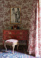 LW 318 606 Toile Baptiste Moule Wallpaper by Lewis & Wood