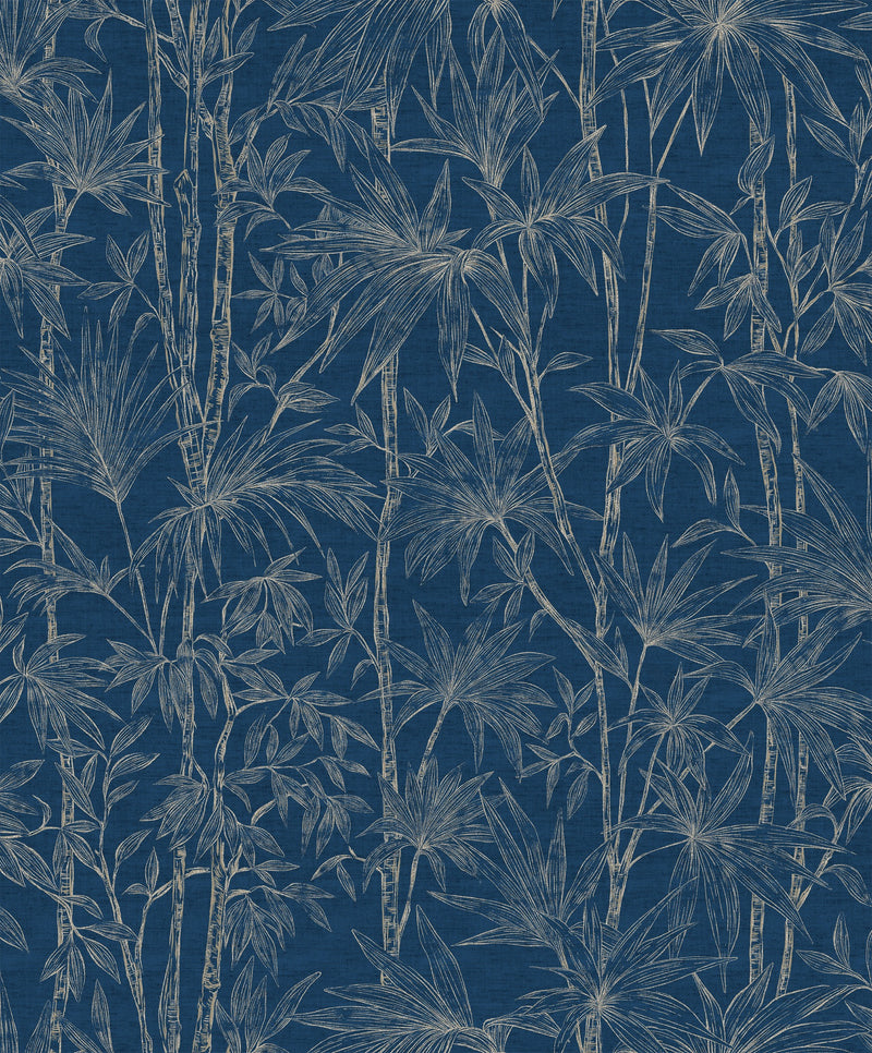 TOSHIND Oshadhi Indigo Kala Fabric by Coordonné - flat